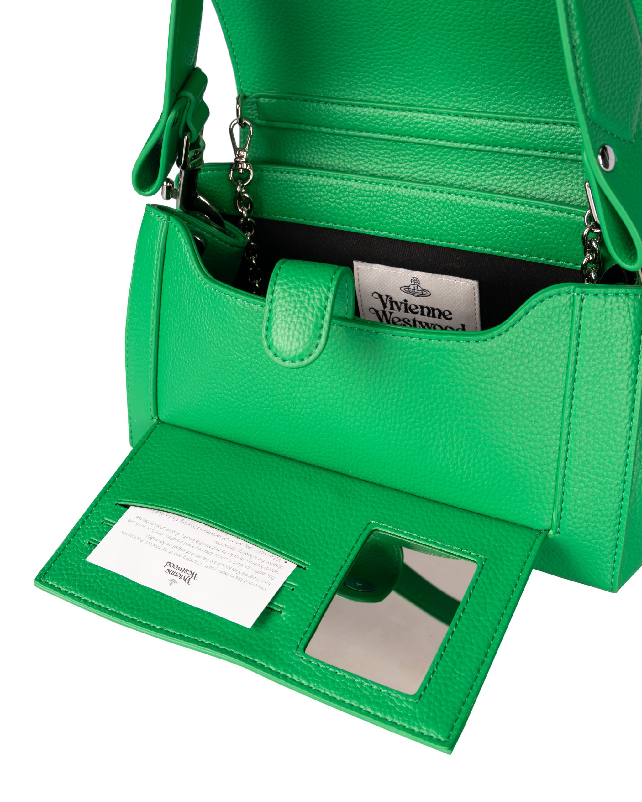 Vivienne Westwood Hazel media verde borsa a spalla
