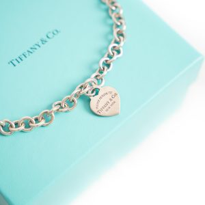 Tiffany Collana Return to Tiffany Chain Link Heart Tag